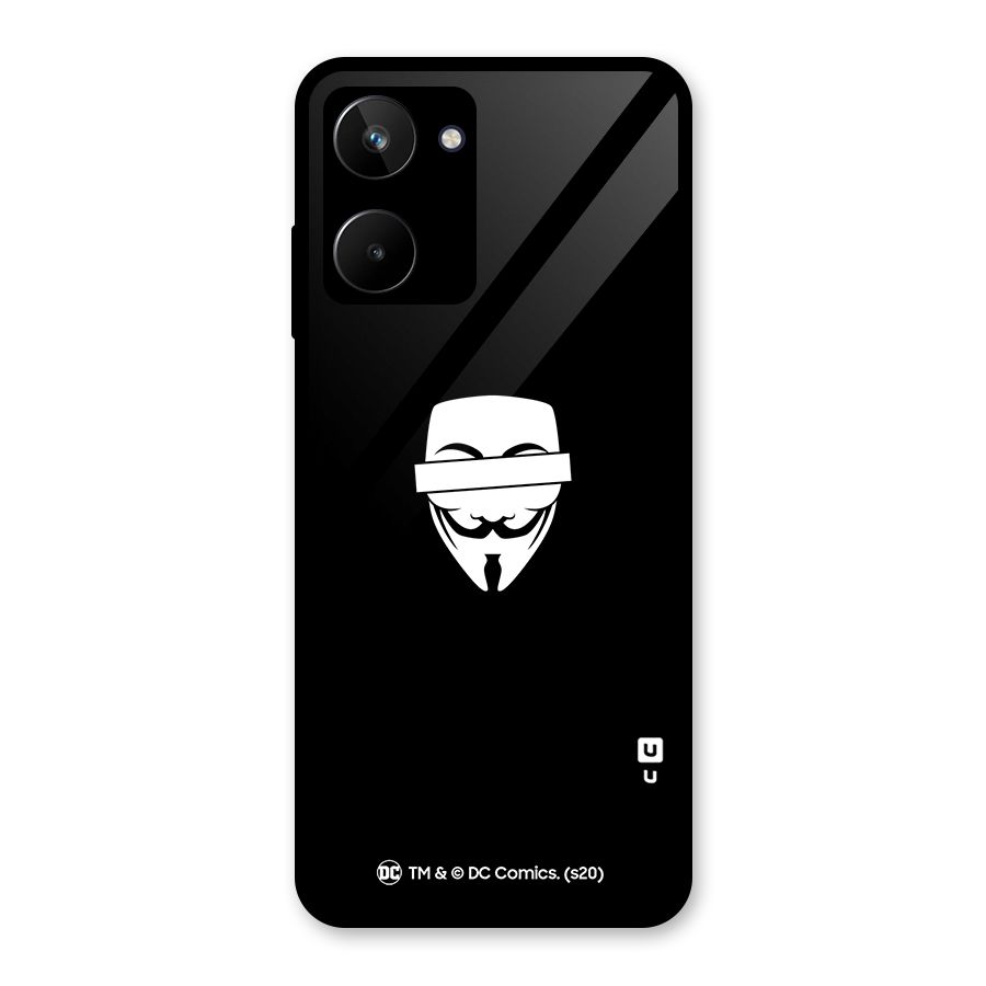 Vendetta Minimal Mask Glass Back Case for Realme 10