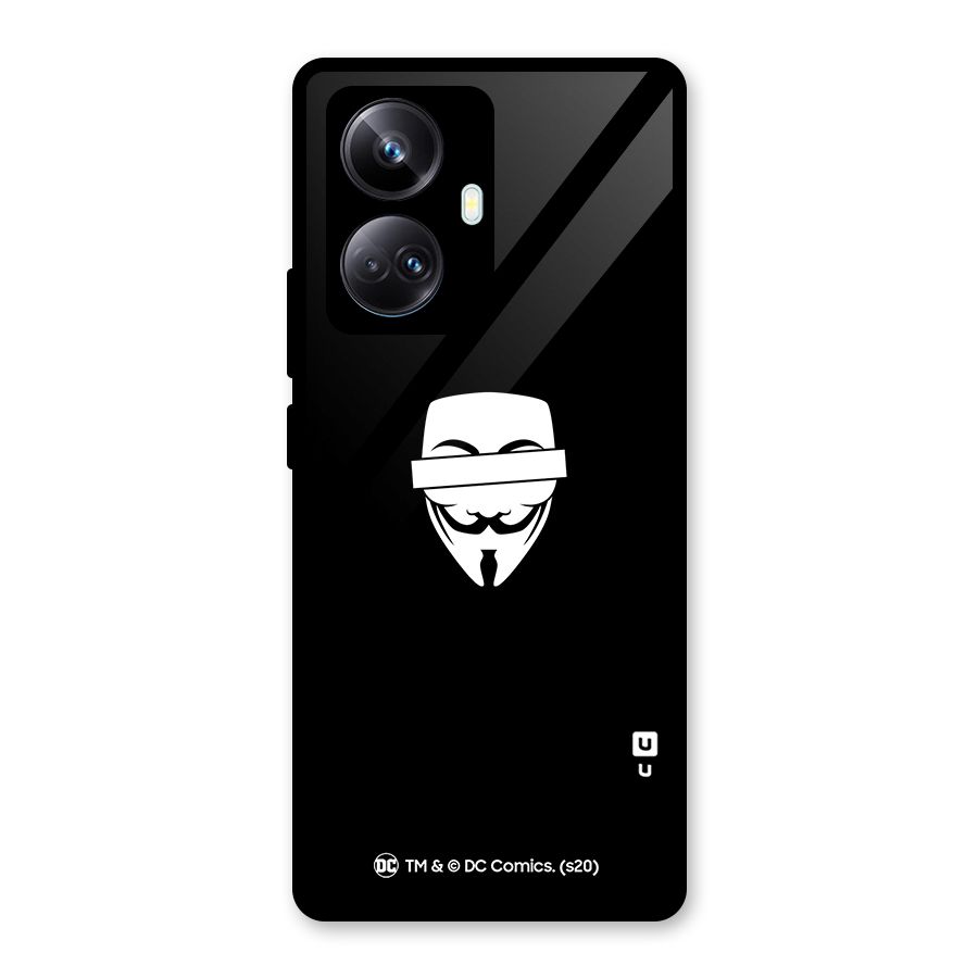 Vendetta Minimal Mask Glass Back Case for Realme 10 Pro Plus