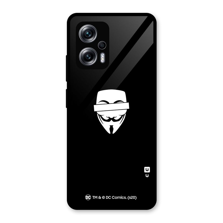 Vendetta Minimal Mask Glass Back Case for Redmi K50i