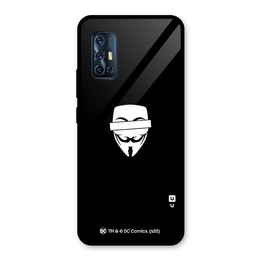 Vendetta Minimal Mask Glass Back Case for Vivo V17