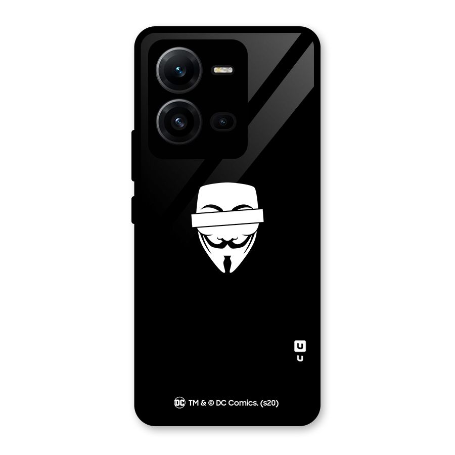 Vendetta Minimal Mask Glass Back Case for Vivo V25