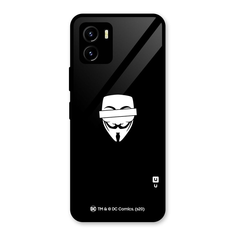 Vendetta Minimal Mask Glass Back Case for Vivo Y15s