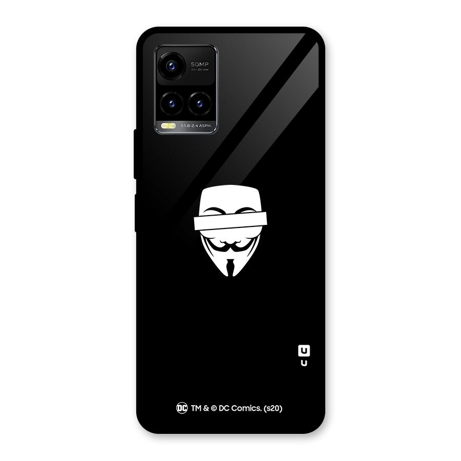 Vendetta Minimal Mask Glass Back Case for Vivo Y21A
