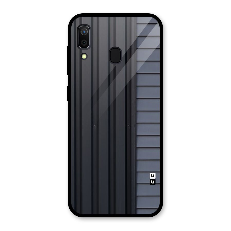 Vertical Horizontal Glass Back Case for Galaxy A30