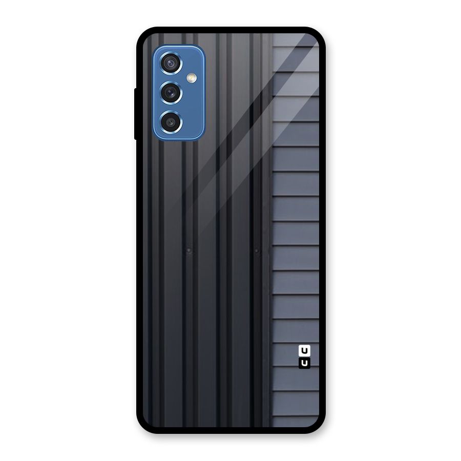 Vertical Horizontal Glass Back Case for Galaxy M52 5G