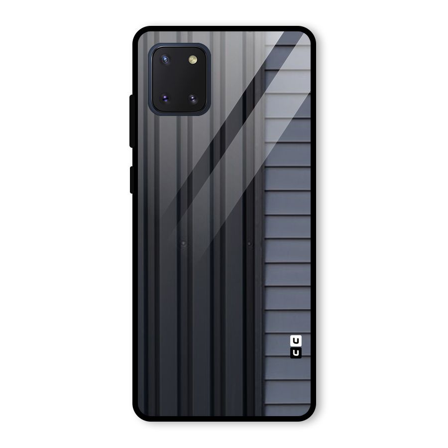 Vertical Horizontal Glass Back Case for Galaxy Note 10 Lite