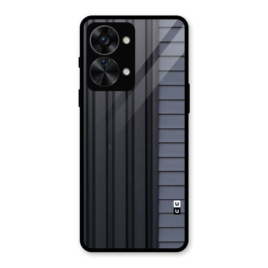 Vertical Horizontal Glass Back Case for OnePlus Nord 2T