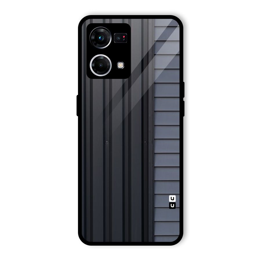 Vertical Horizontal Glass Back Case for Oppo F21 Pro 5G
