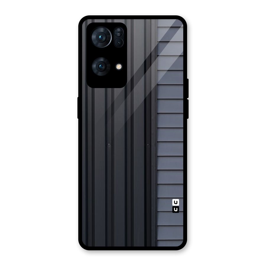 Vertical Horizontal Glass Back Case for Oppo Reno7 Pro 5G