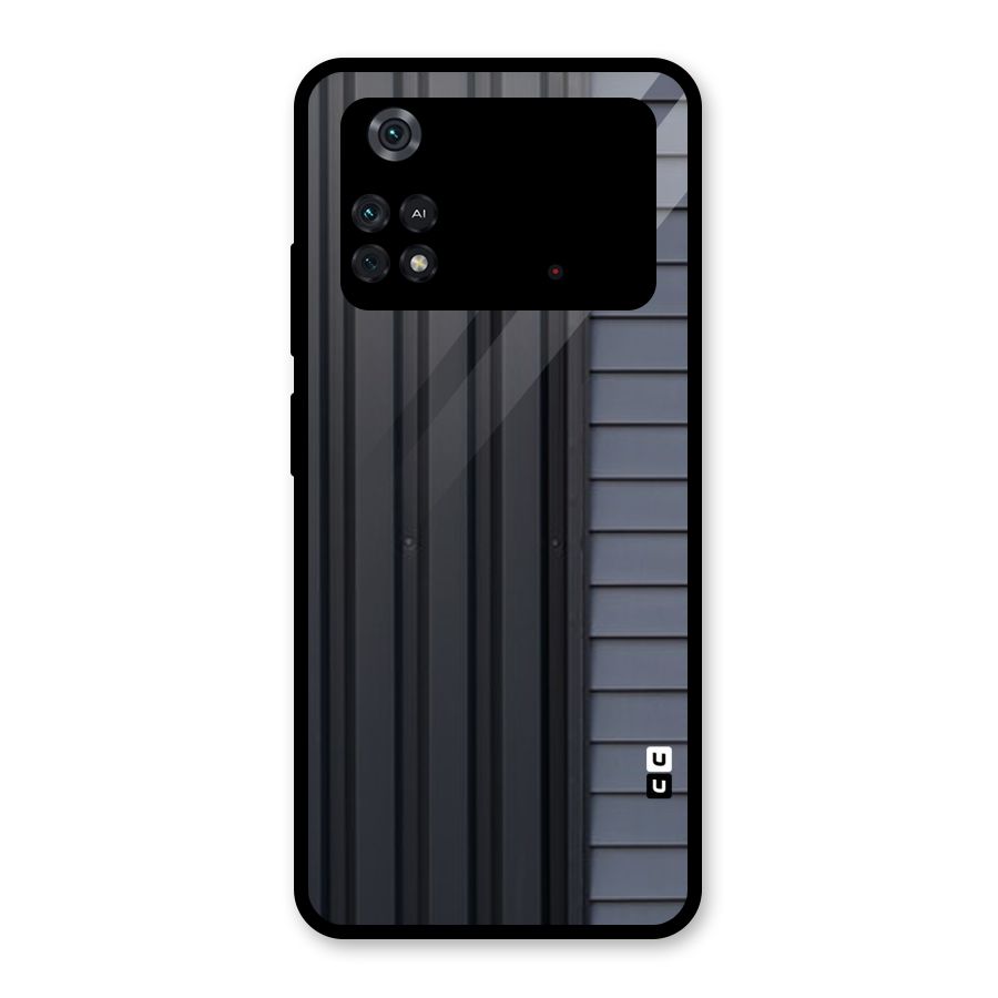 Vertical Horizontal Glass Back Case for Poco M4 Pro 4G