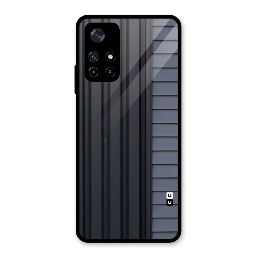 Vertical Horizontal Glass Back Case for Poco M4 Pro 5G