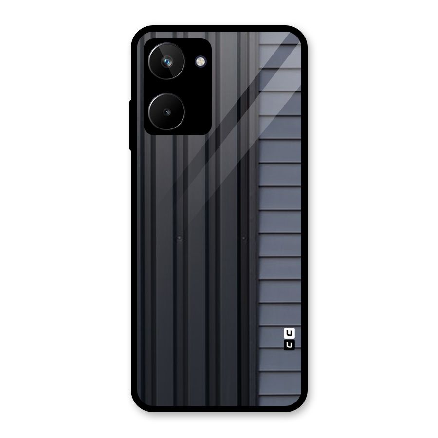 Vertical Horizontal Glass Back Case for Realme 10