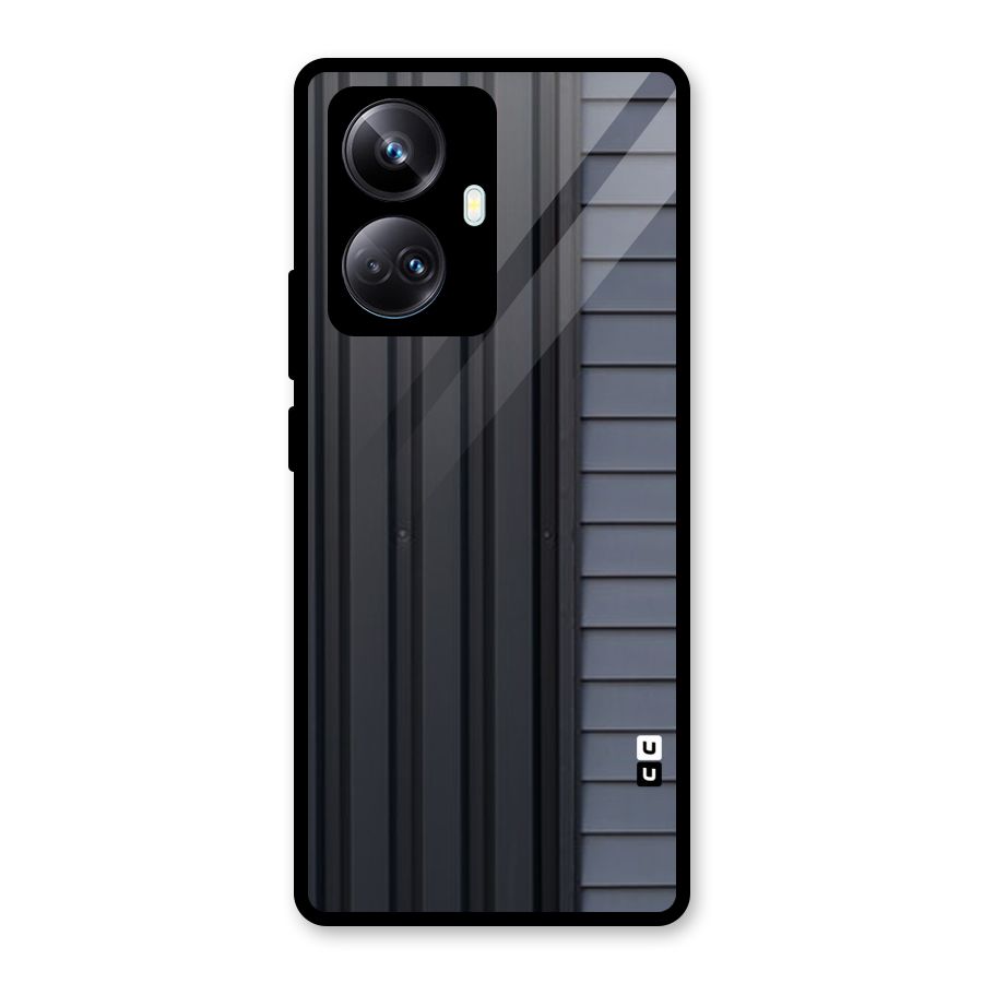 Vertical Horizontal Glass Back Case for Realme 10 Pro Plus