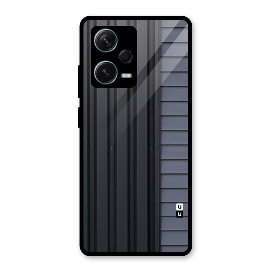 Vertical Horizontal Glass Back Case for Redmi Note 12 Pro Plus 5G