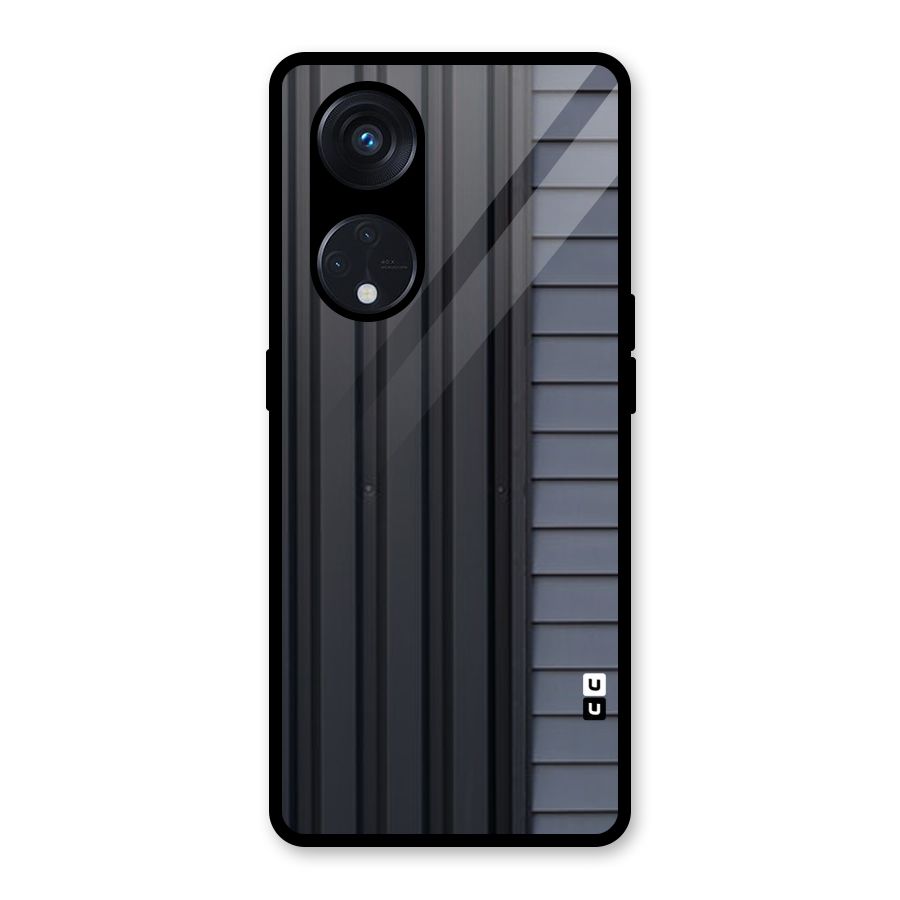Vertical Horizontal Glass Back Case for Reno8 T 5G