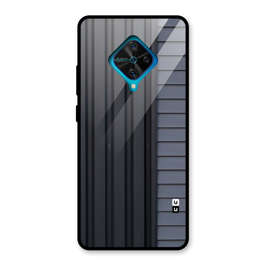 Vertical Horizontal Glass Back Case for Vivo S1 Pro