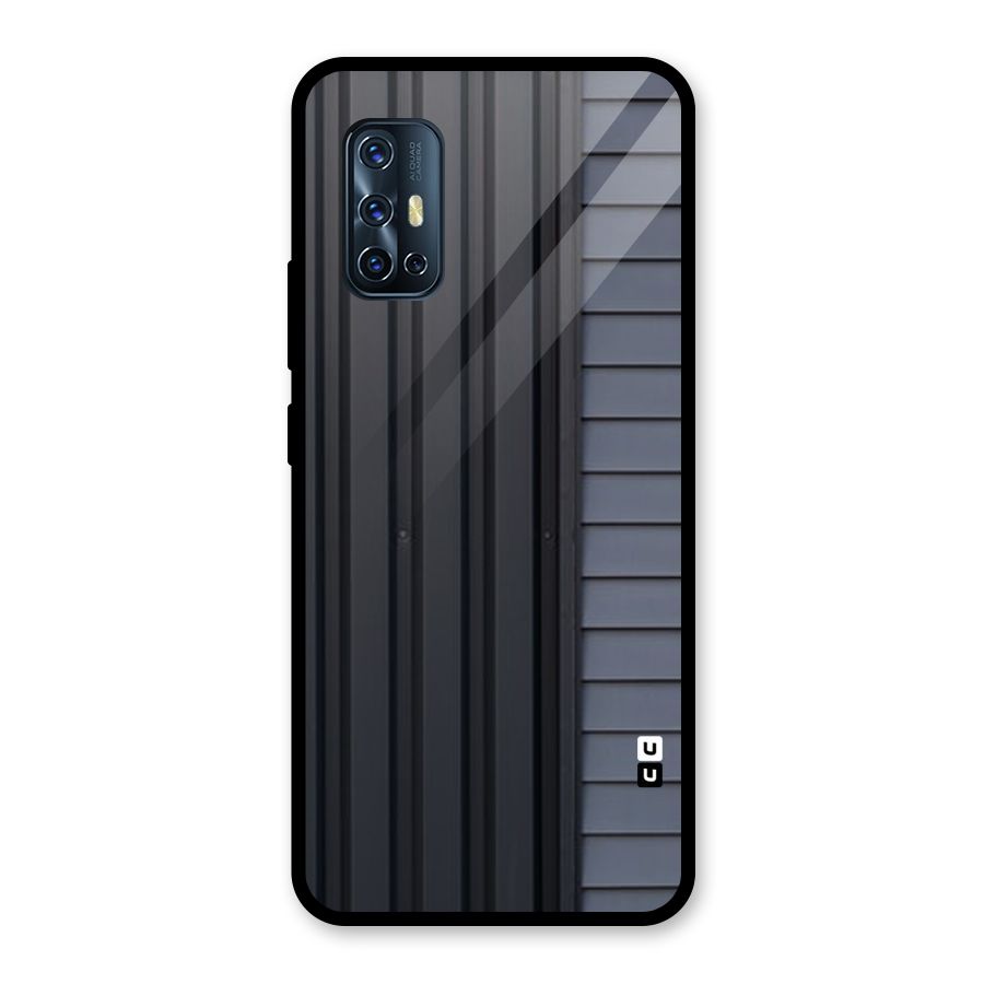 Vertical Horizontal Glass Back Case for Vivo V17