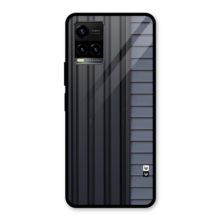Vertical Horizontal Glass Back Case for Vivo Y21T