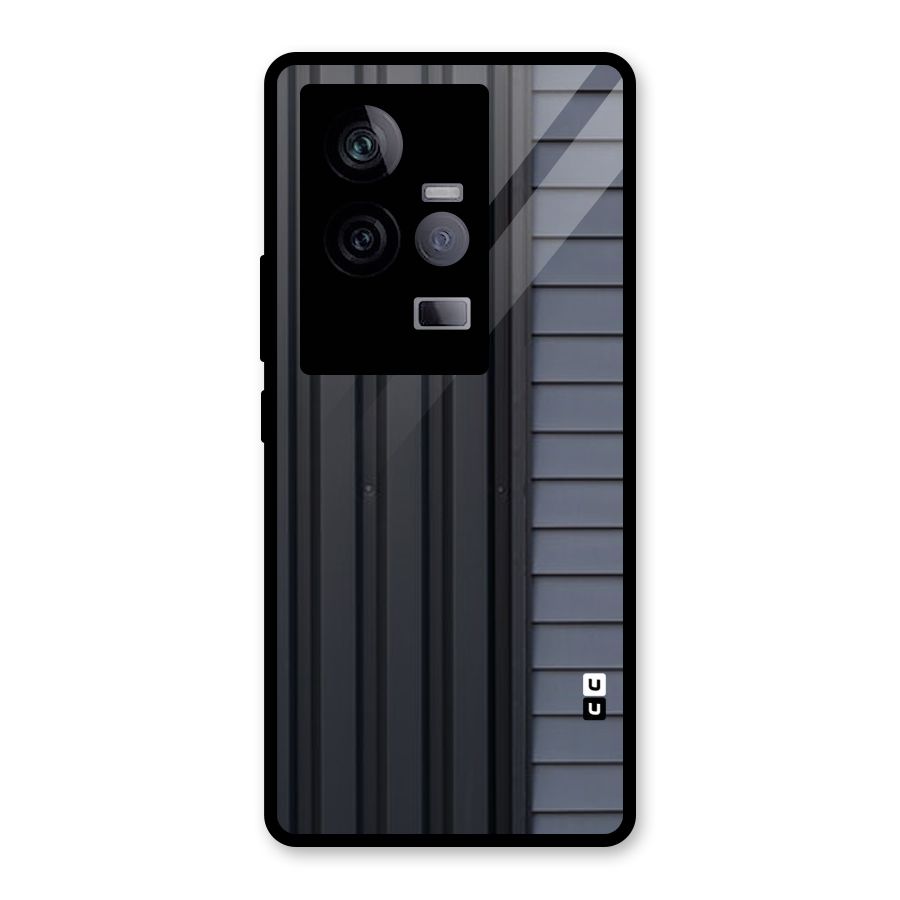 Vertical Horizontal Glass Back Case for Vivo iQOO 11 5G