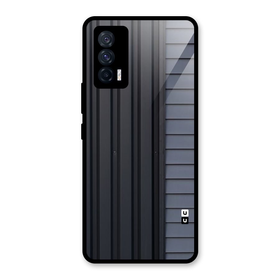 Vertical Horizontal Glass Back Case for Vivo iQOO 7 5G