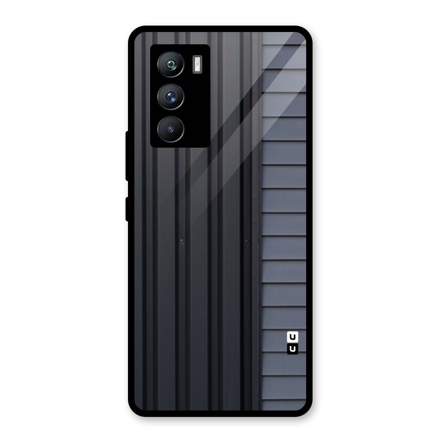 Vertical Horizontal Glass Back Case for Vivo iQOO 9 SE