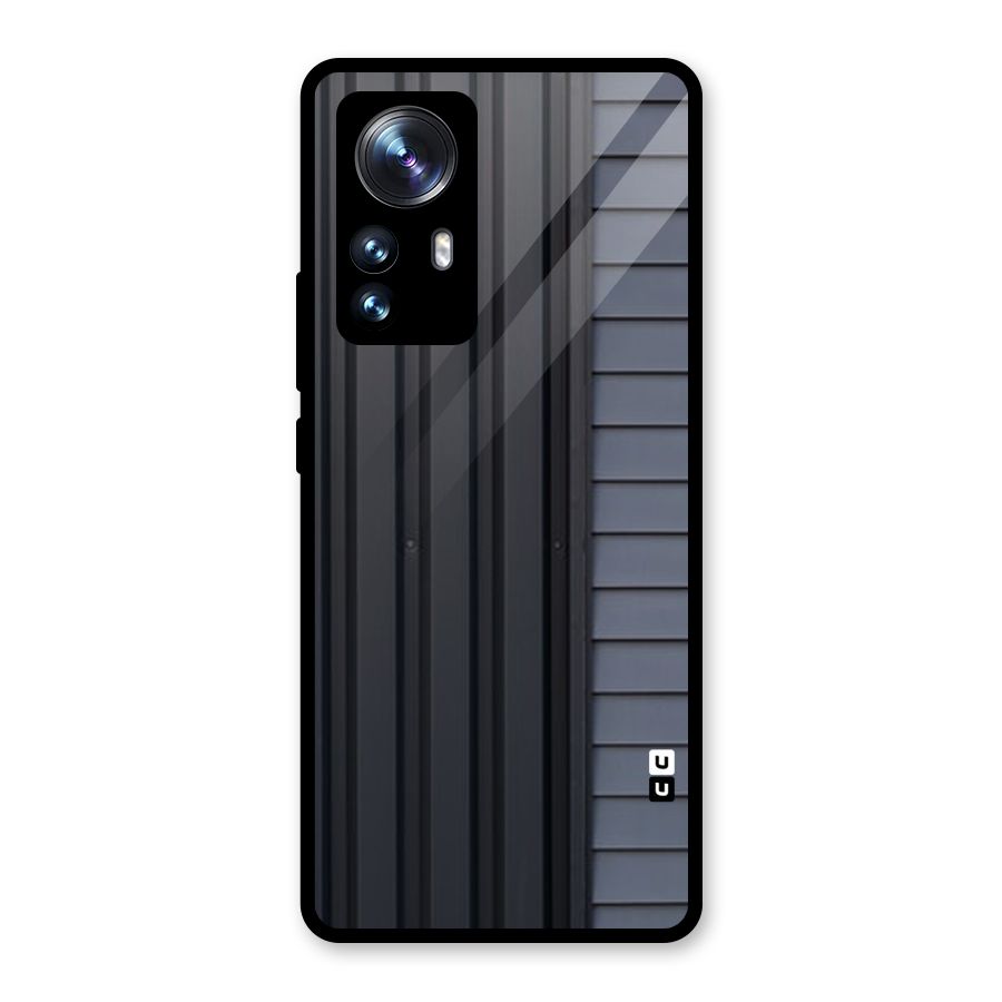 Vertical Horizontal Glass Back Case for Xiaomi 12 Pro