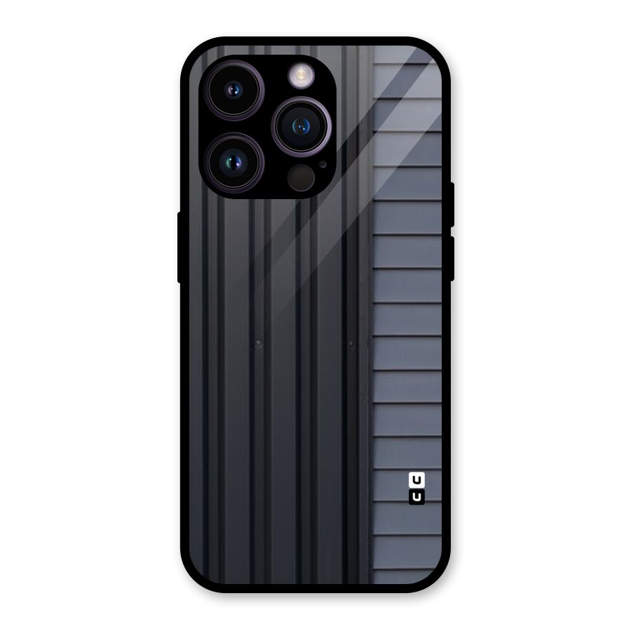 Vertical Horizontal Glass Back Case for iPhone 14 Pro