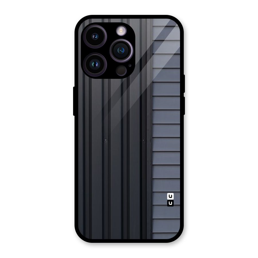 Vertical Horizontal Glass Back Case for iPhone 14 Pro Max