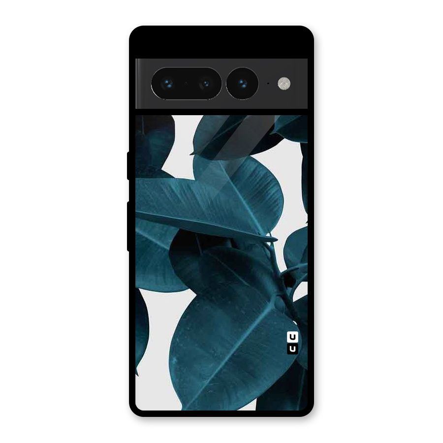 Very Aesthetic Leafs Glass Back Case for Google Pixel 7 Pro