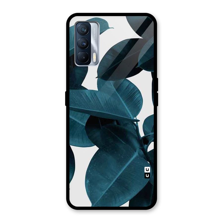 Very Aesthetic Leafs Glass Back Case for Realme X7