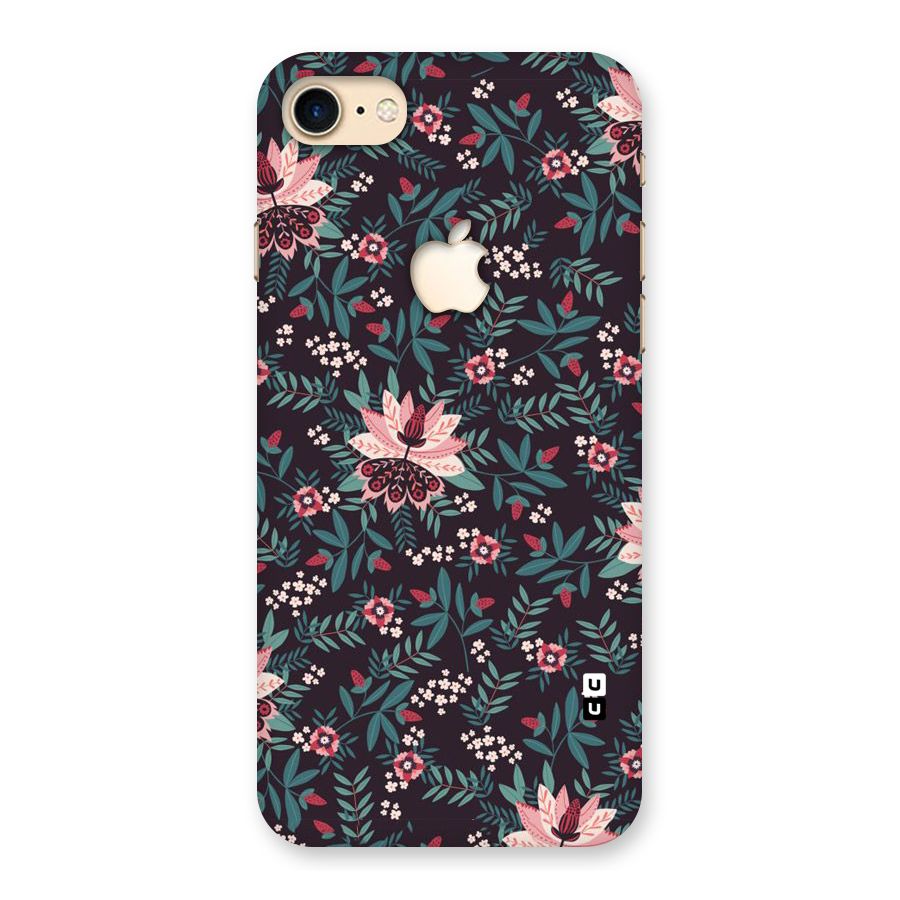 Very Leafy Pattern Back Case for iPhone 7 Apple Cut