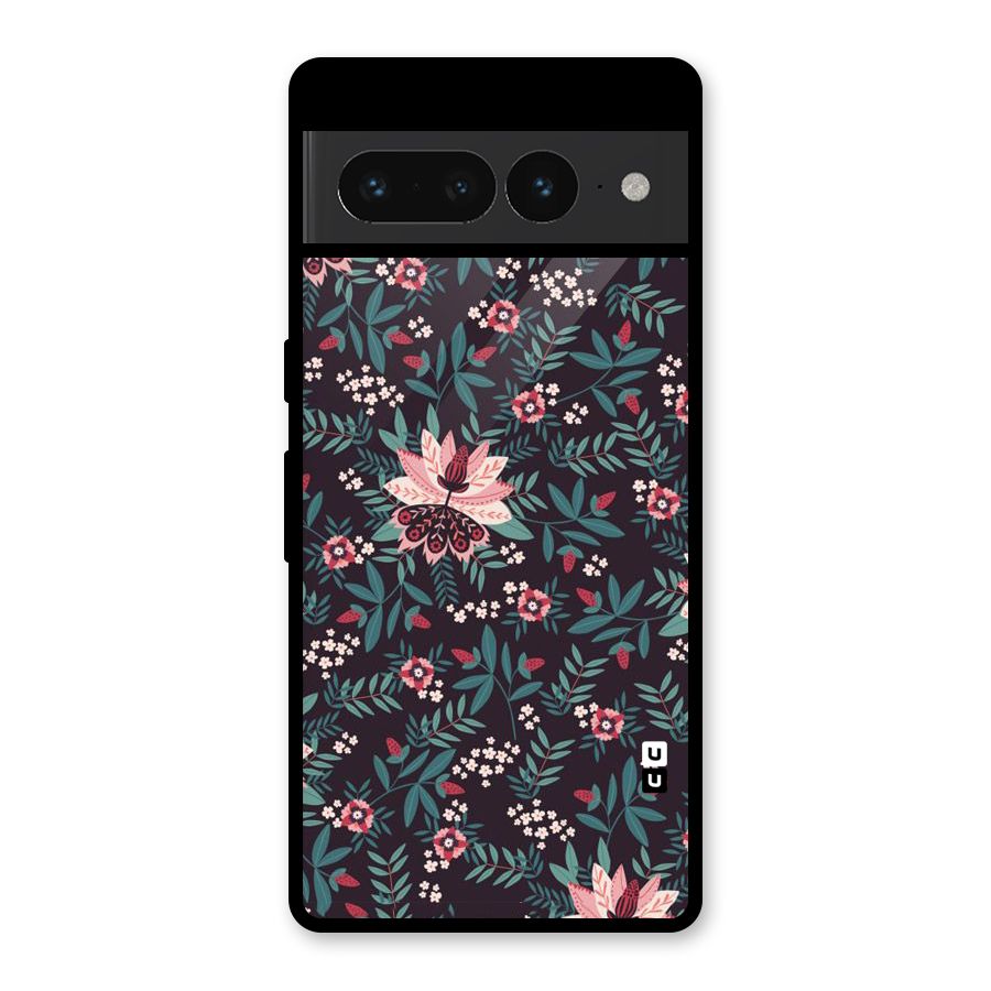 Very Leafy Pattern Glass Back Case for Google Pixel 7 Pro