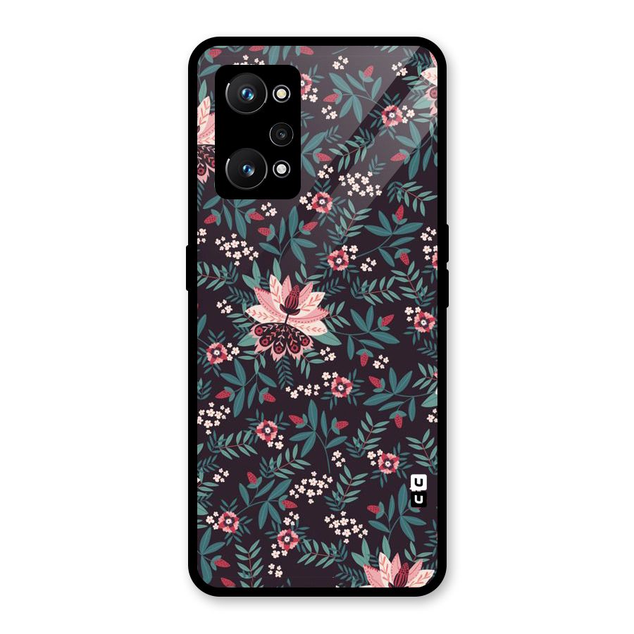 Very Leafy Pattern Glass Back Case for Realme GT Neo 3T