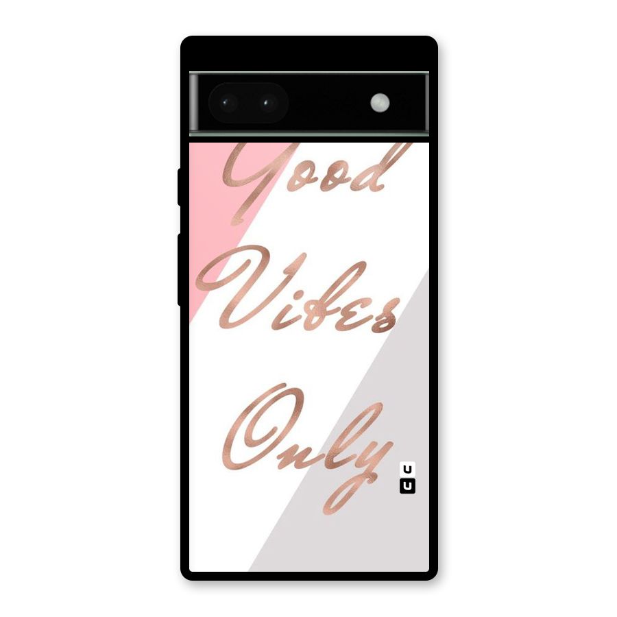 Vibes Classic Stripes Glass Back Case for Google Pixel 6a
