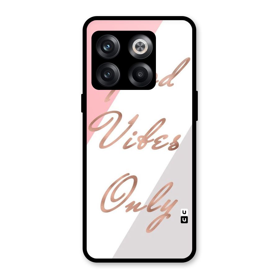 Vibes Classic Stripes Glass Back Case for OnePlus 10T