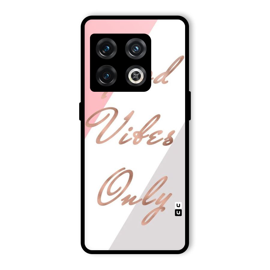 Vibes Classic Stripes Glass Back Case for OnePlus 10 Pro 5G