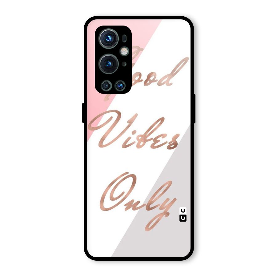 Vibes Classic Stripes Glass Back Case for OnePlus 9 Pro