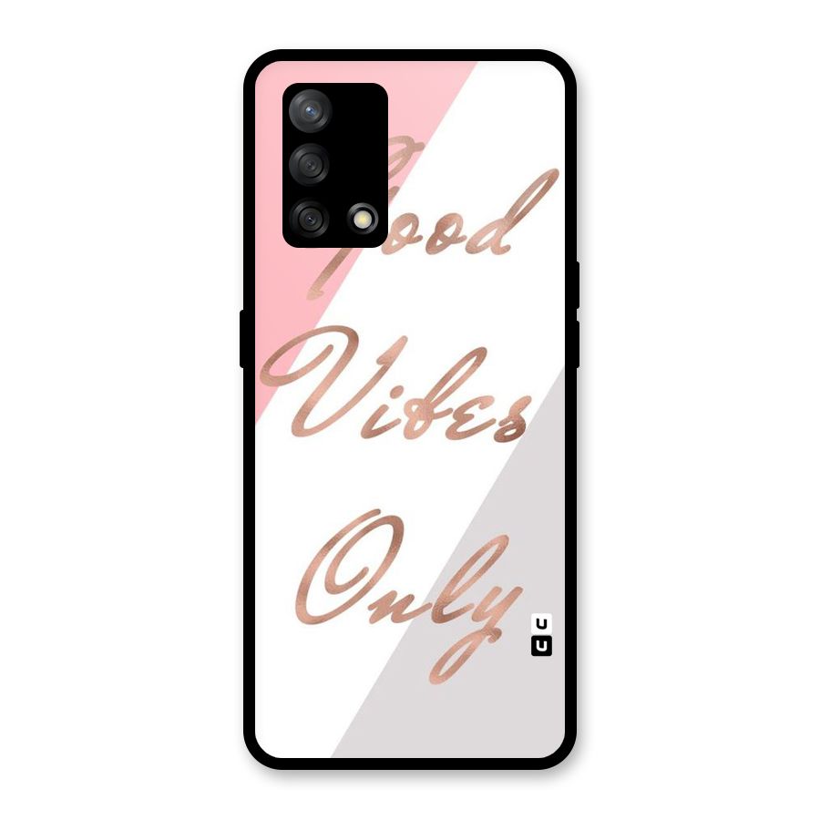 Vibes Classic Stripes Glass Back Case for Oppo F19