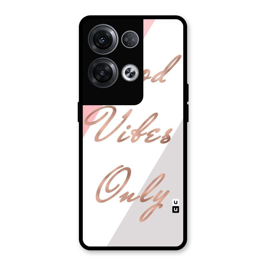 Vibes Classic Stripes Glass Back Case for Oppo Reno8 Pro 5G