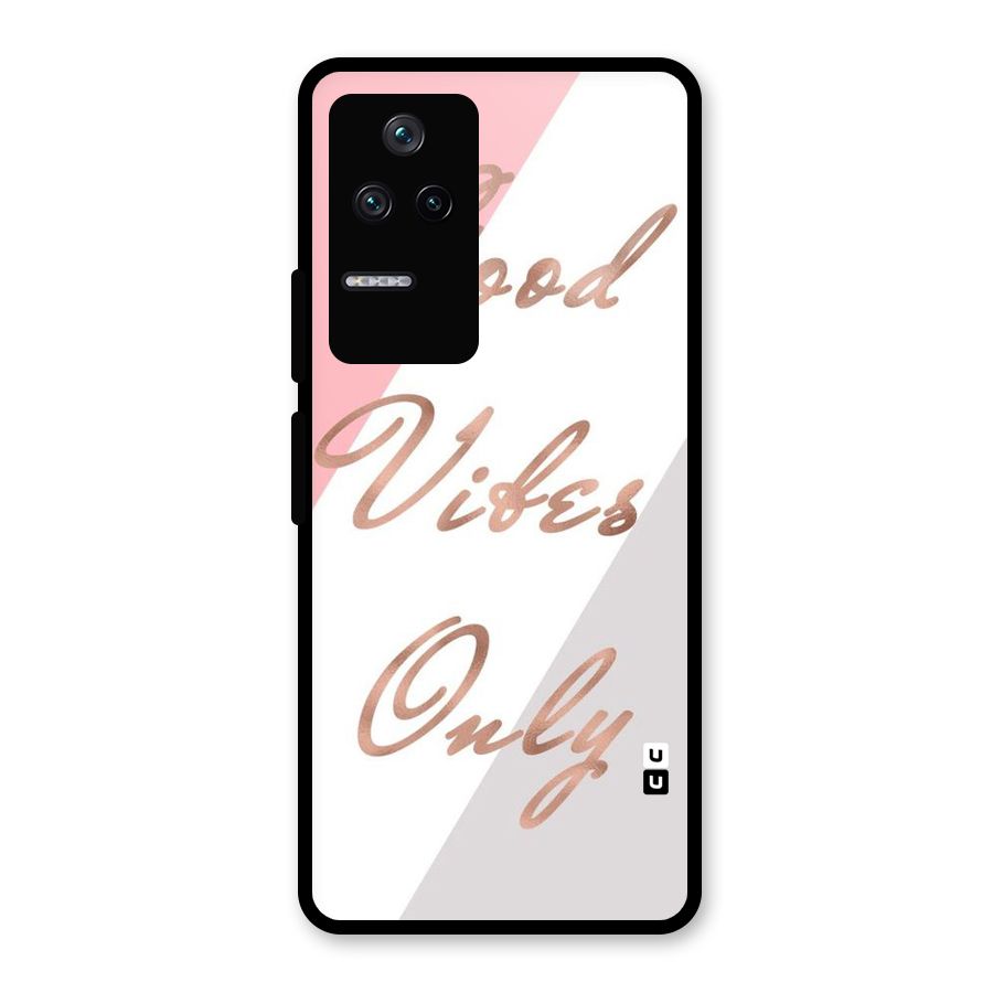 Vibes Classic Stripes Glass Back Case for Poco F4 5G