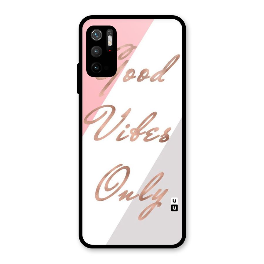 Vibes Classic Stripes Glass Back Case for Poco M3 Pro 5G