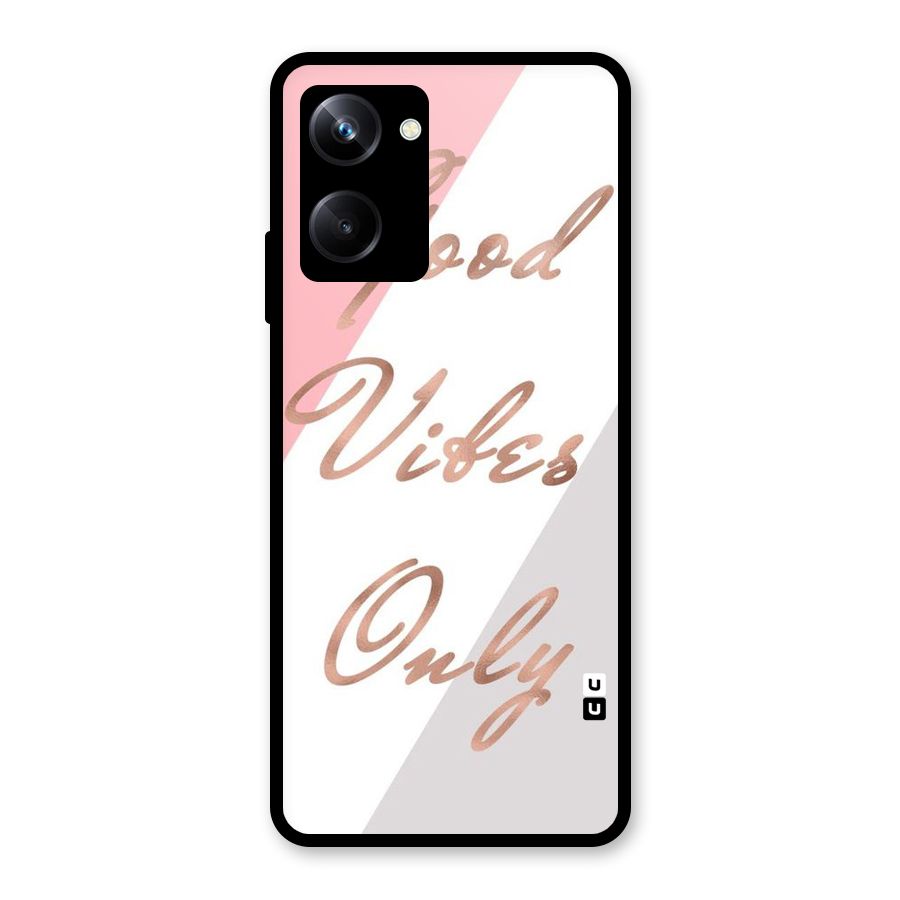 Vibes Classic Stripes Glass Back Case for Realme 10 Pro