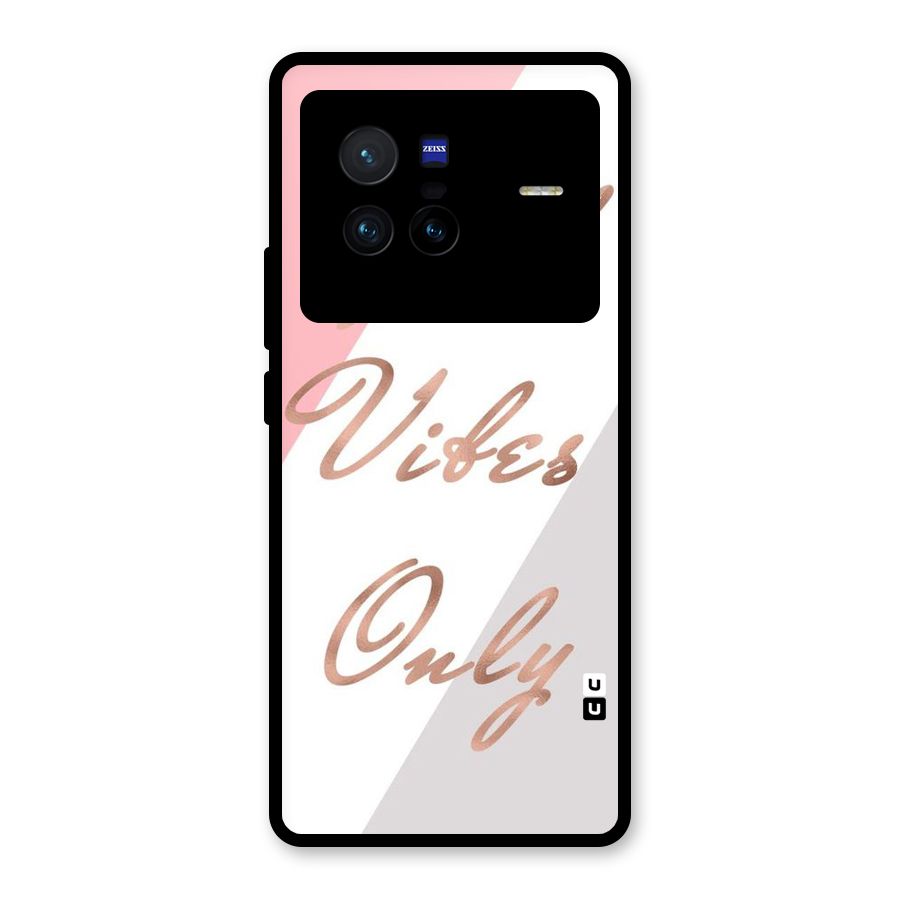 Vibes Classic Stripes Glass Back Case for Vivo X80