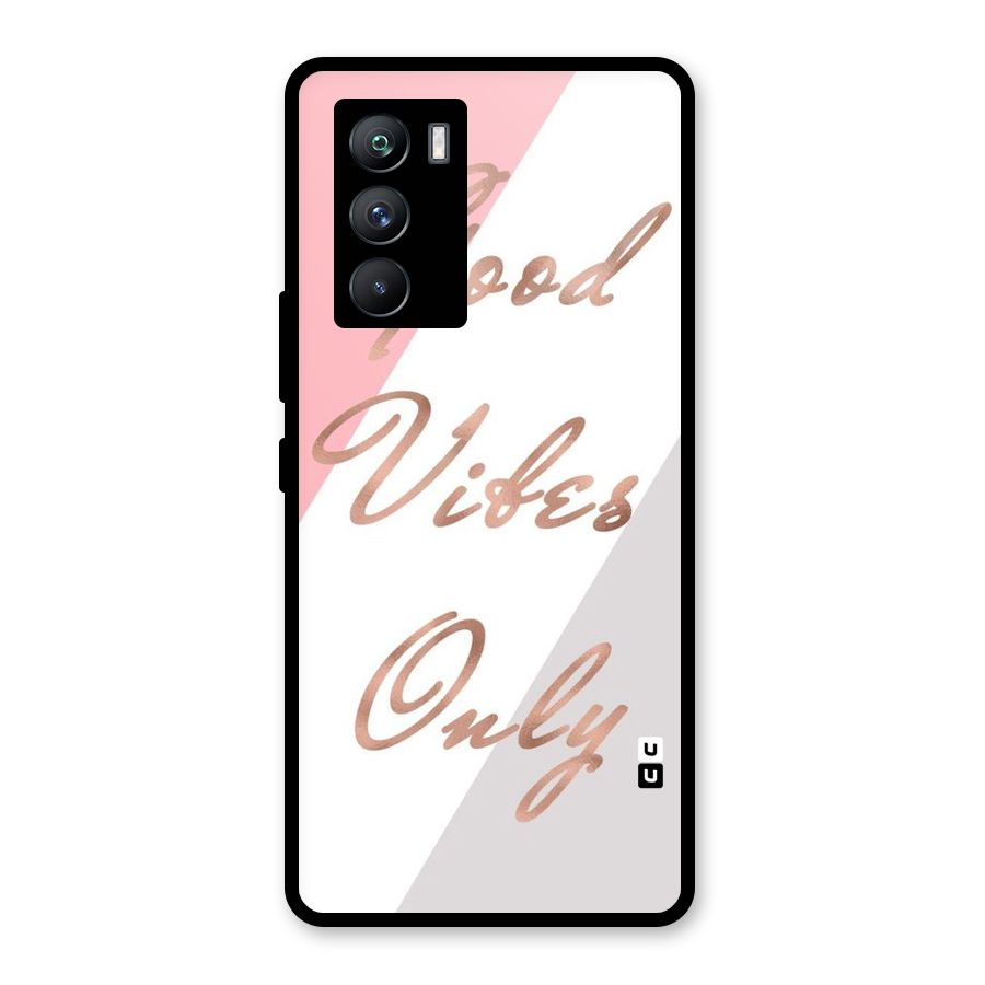 Vibes Classic Stripes Glass Back Case for Vivo iQOO 9 SE