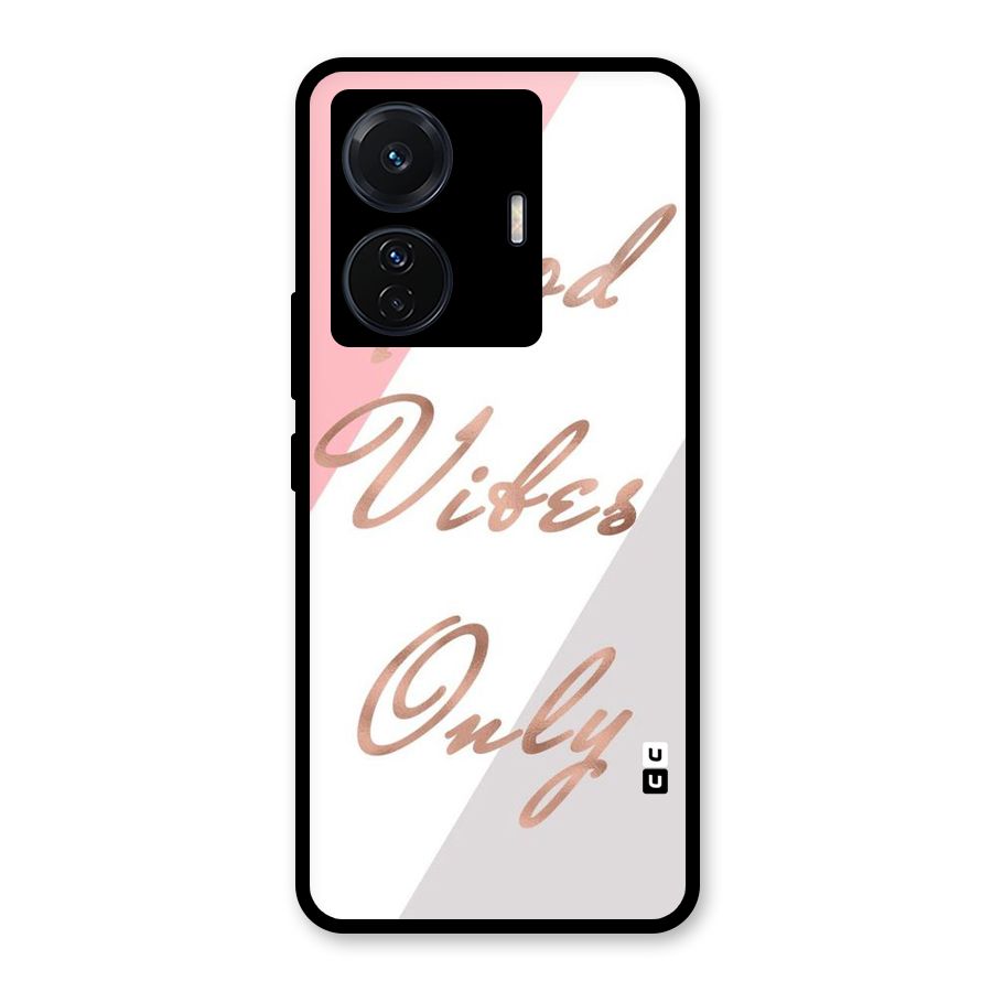 Vibes Classic Stripes Glass Back Case for Vivo iQOO Z6 Pro