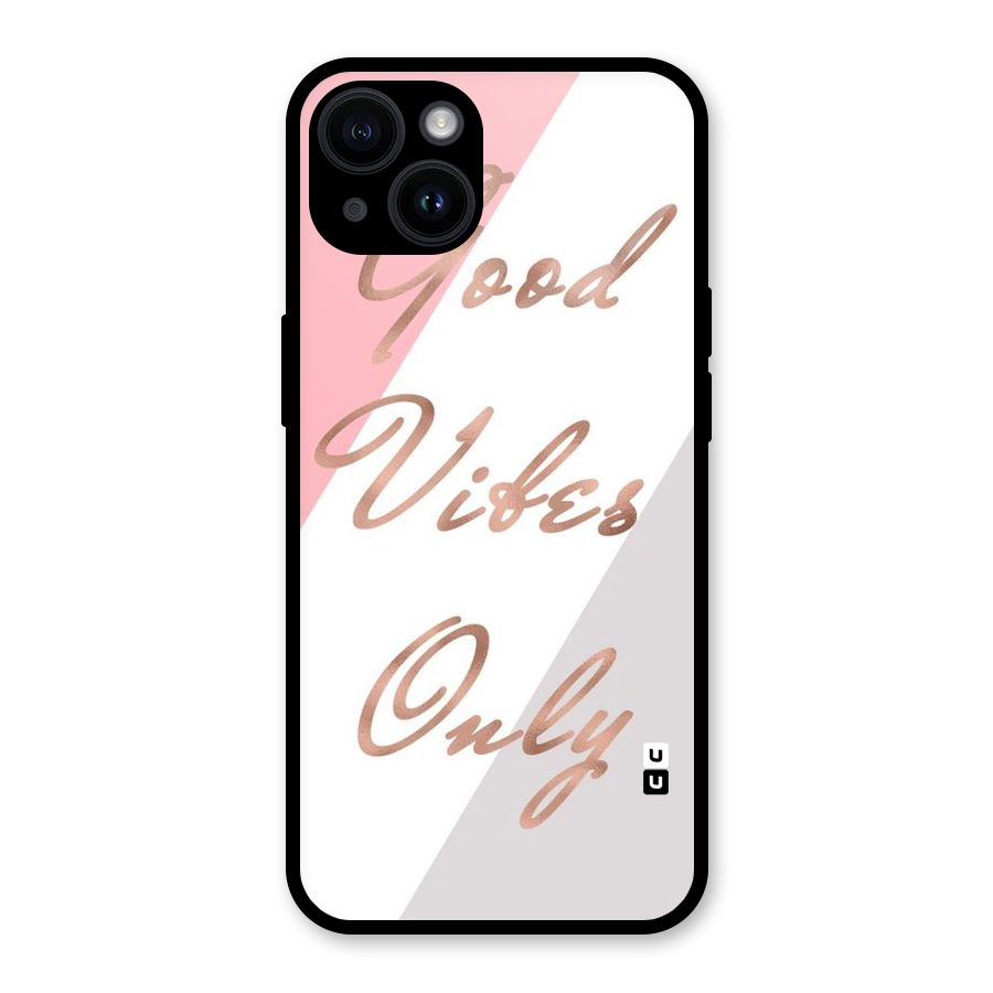 Vibes Classic Stripes Glass Back Case for iPhone 14