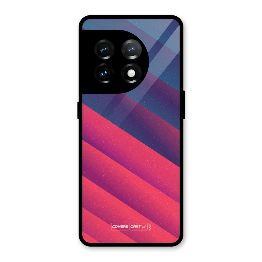 Vibrant Shades Glass Back Case for OnePlus 11