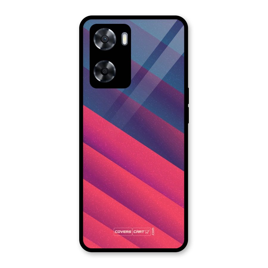 Vibrant Shades Glass Back Case for Oppo A57 2022