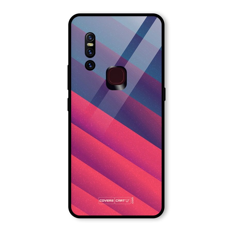 Vibrant Shades Glass Back Case for Vivo V15