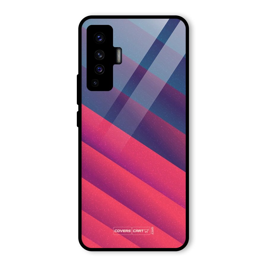 Vibrant Shades Glass Back Case for Vivo X50
